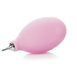 Soplador rosa para la aplicación de extensiones de pestañas