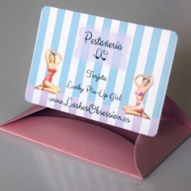 tarjeta regalo cupon extensiones de pestañas