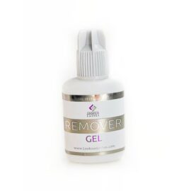 Gel remover para retirar extensiones de pestañas de forma segura y eficaz.