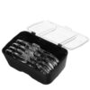 Lentes de aumento para extensiones de pestañas presentadas en una caja protectora