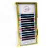 Bandeja de extensiones de pestañas Silk Lashes Obsession en curvatura M/L, mix profesional