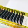 Bandeja de extensiones de pestañas Silk Lashes Obsession en curvaturas M y L, mix profesional.