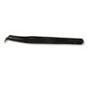 Pinza Swan Black para extensiones de pestañas, herramienta profesional para técnica de volumen ruso.