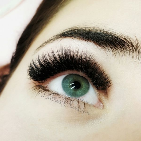 extensiones de pestañas lashes obsession una por una volumen ruso