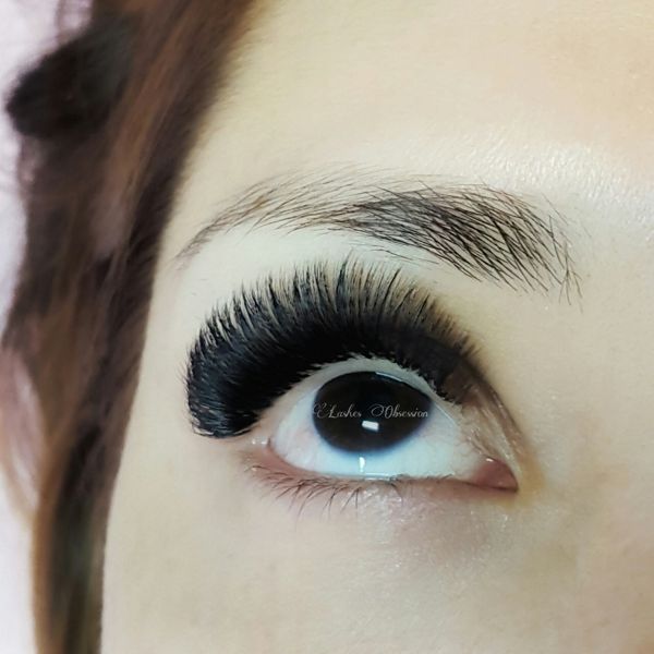 extensiones de pestañas lashes obsession una por una volumen ruso