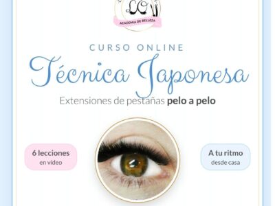 Curso Online de Extensiones de Pestañas Pelo a Pelo (Técnica Japonesa)
